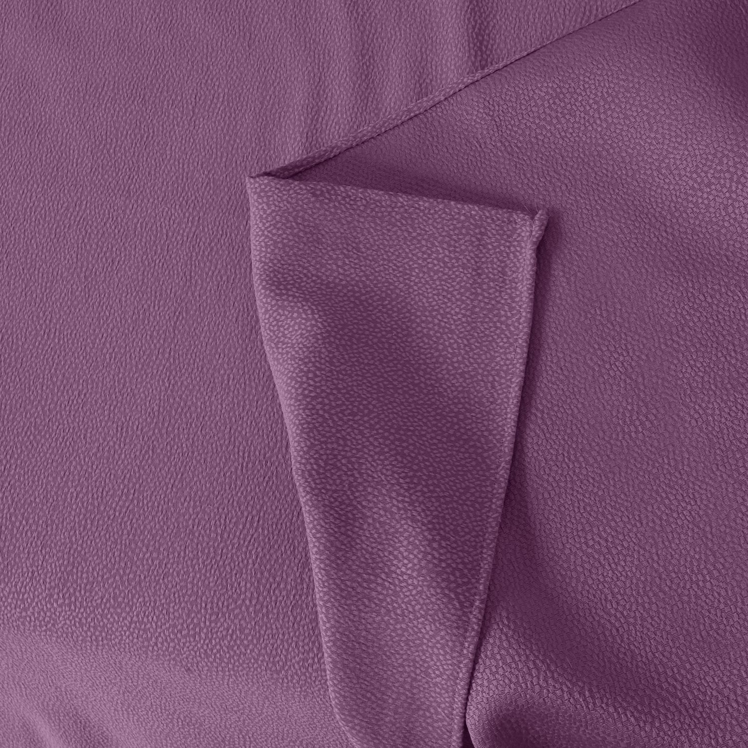 Completo copriletto con federe in cotone Jacquard Keppler Malva
