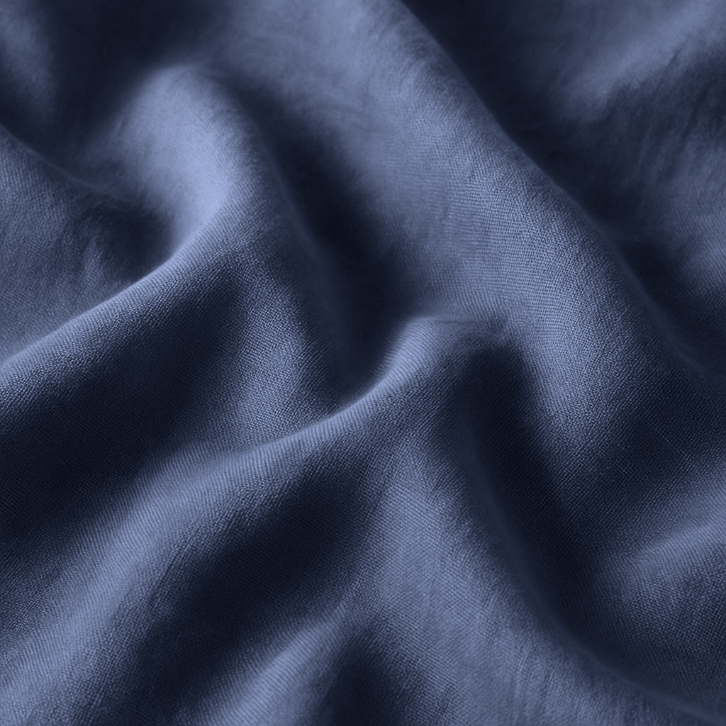 Completo Lenzuola in Lino 100% Blu