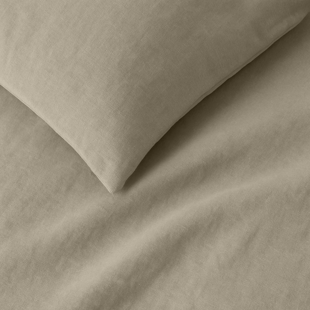 Completo Lenzuola in Lino 100% Ecru