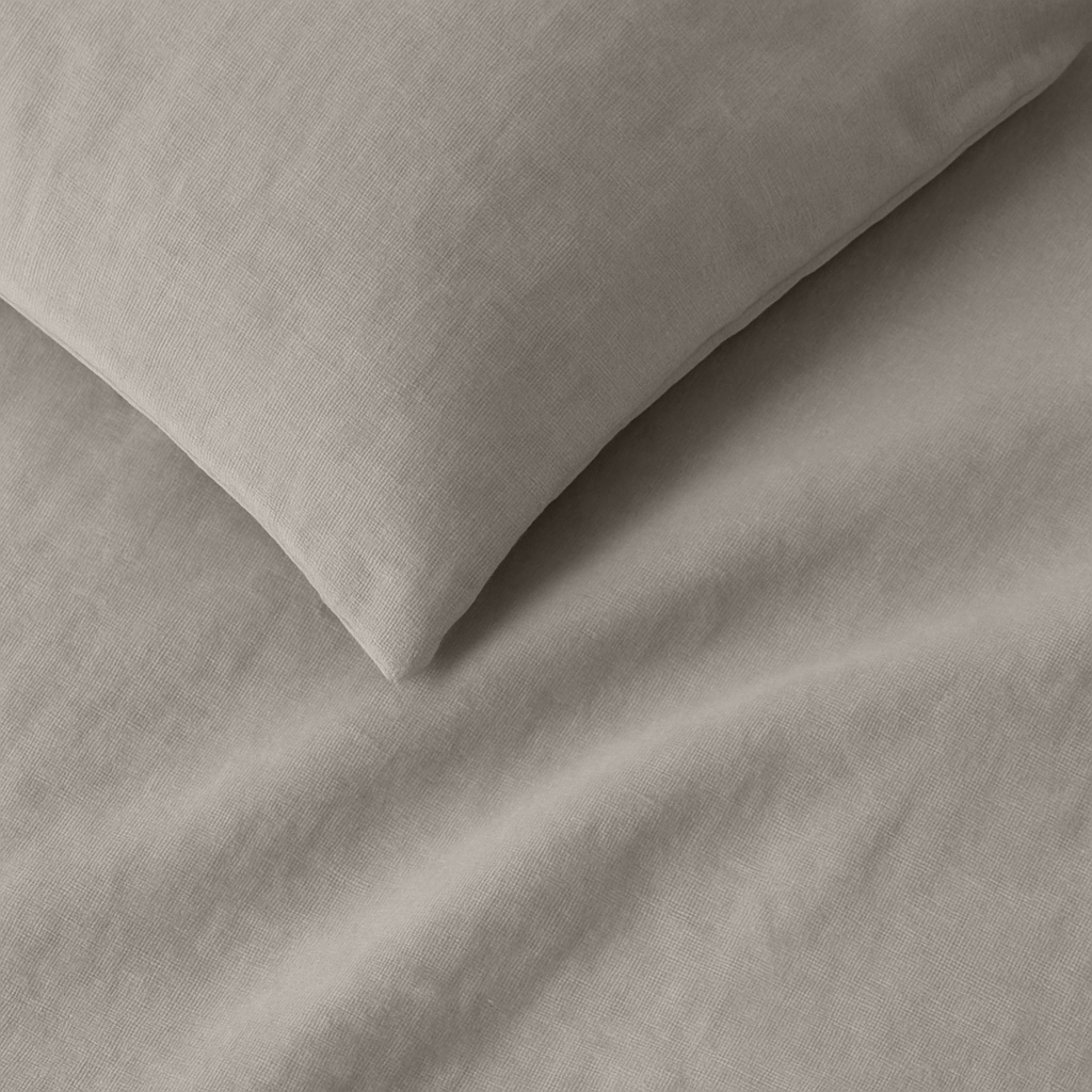 Completo Lenzuola in Lino 100% Grigio