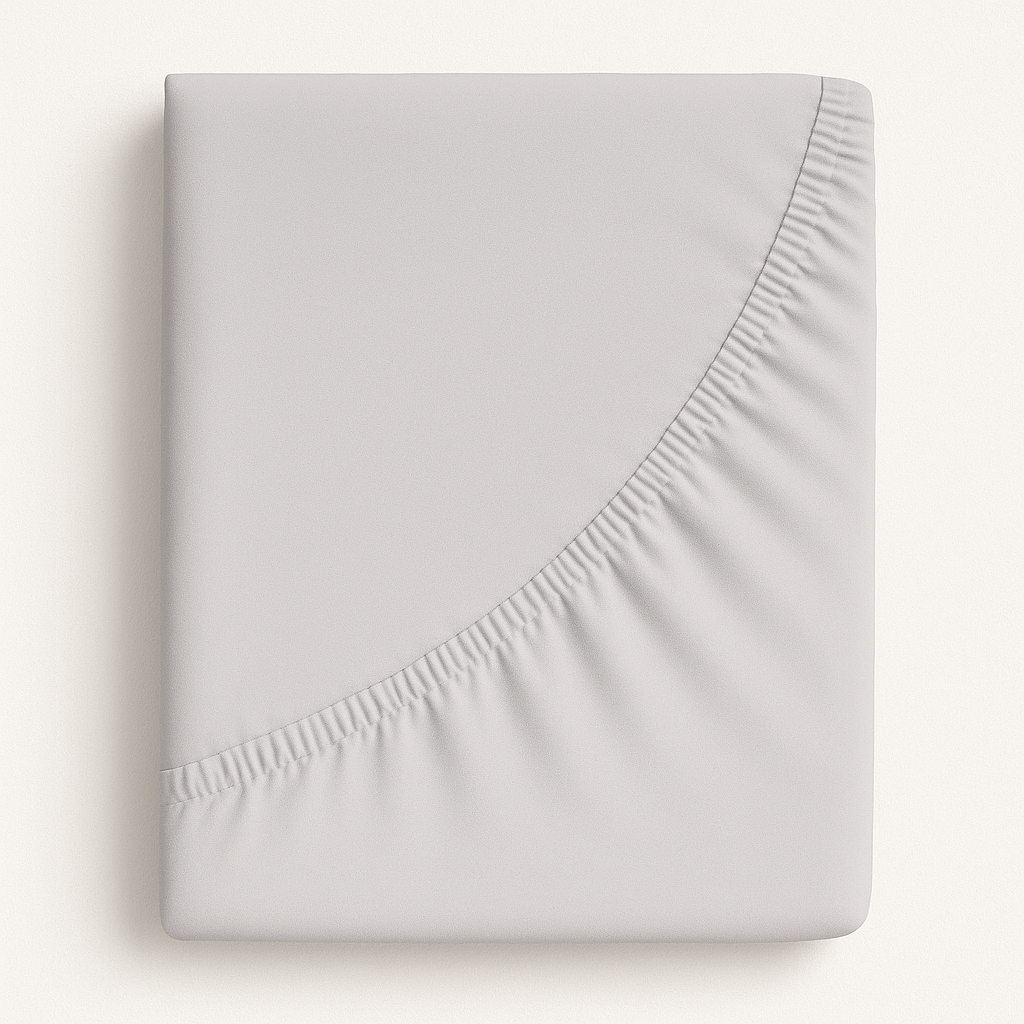 Bianca Lenzuolo Sotto Con Elastico 100% Cotone Percalle – Bianco, Singolo 90x200, Adatto A Materassi Fino A 30cm