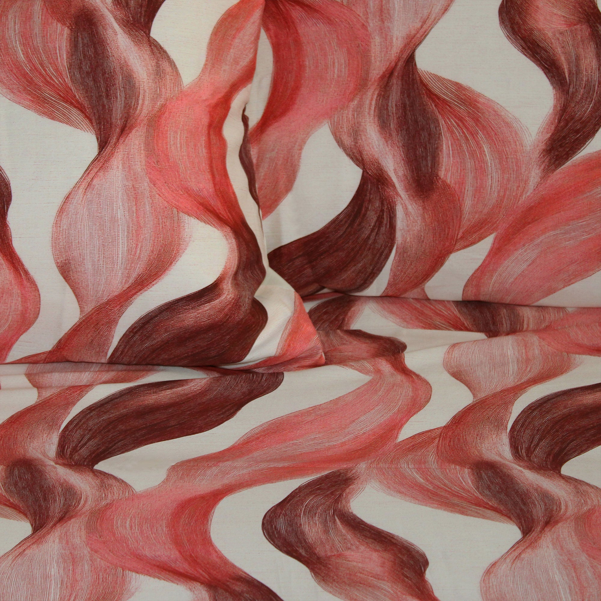 Copripiumino Motion in 100% Raso di Cotone Stampato Doubleface con Federe