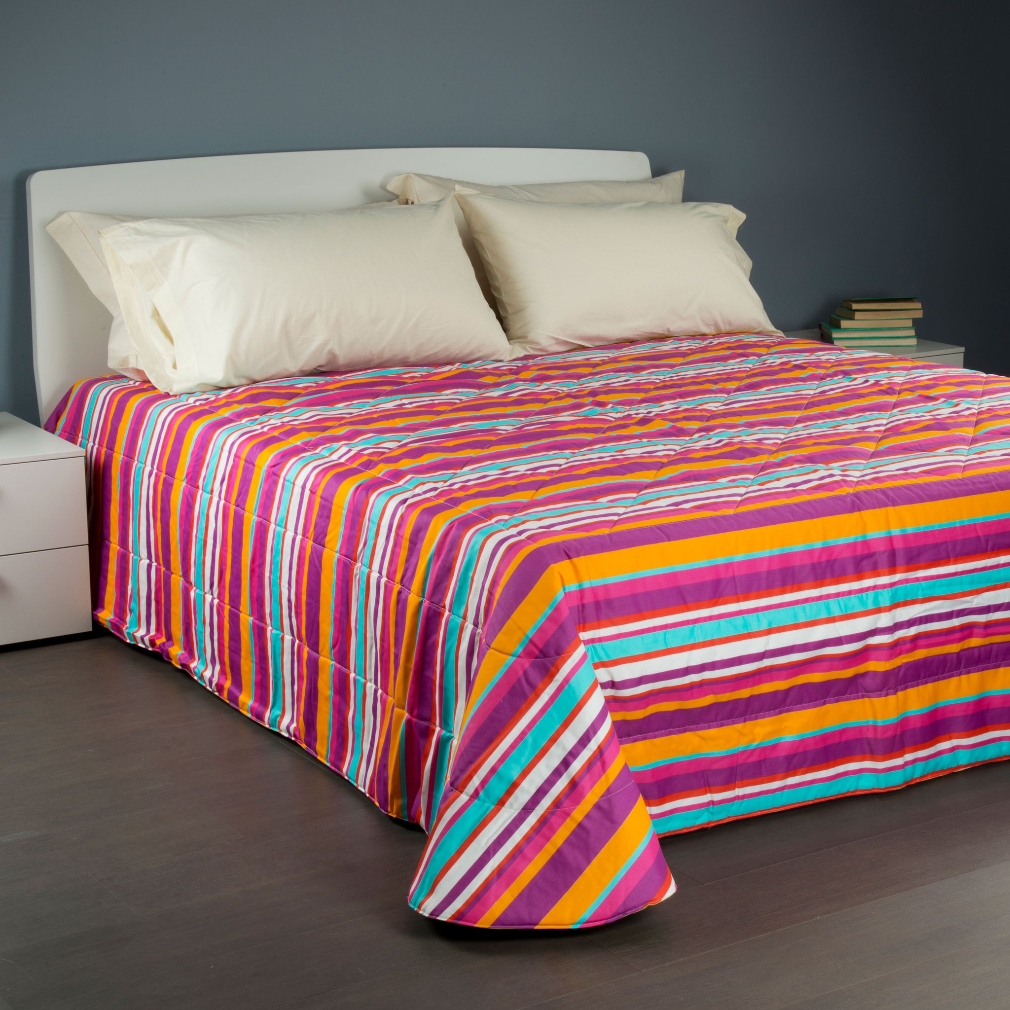 Trapuntino Quilt Righe mezza stagione 100 gr Matrimoniale