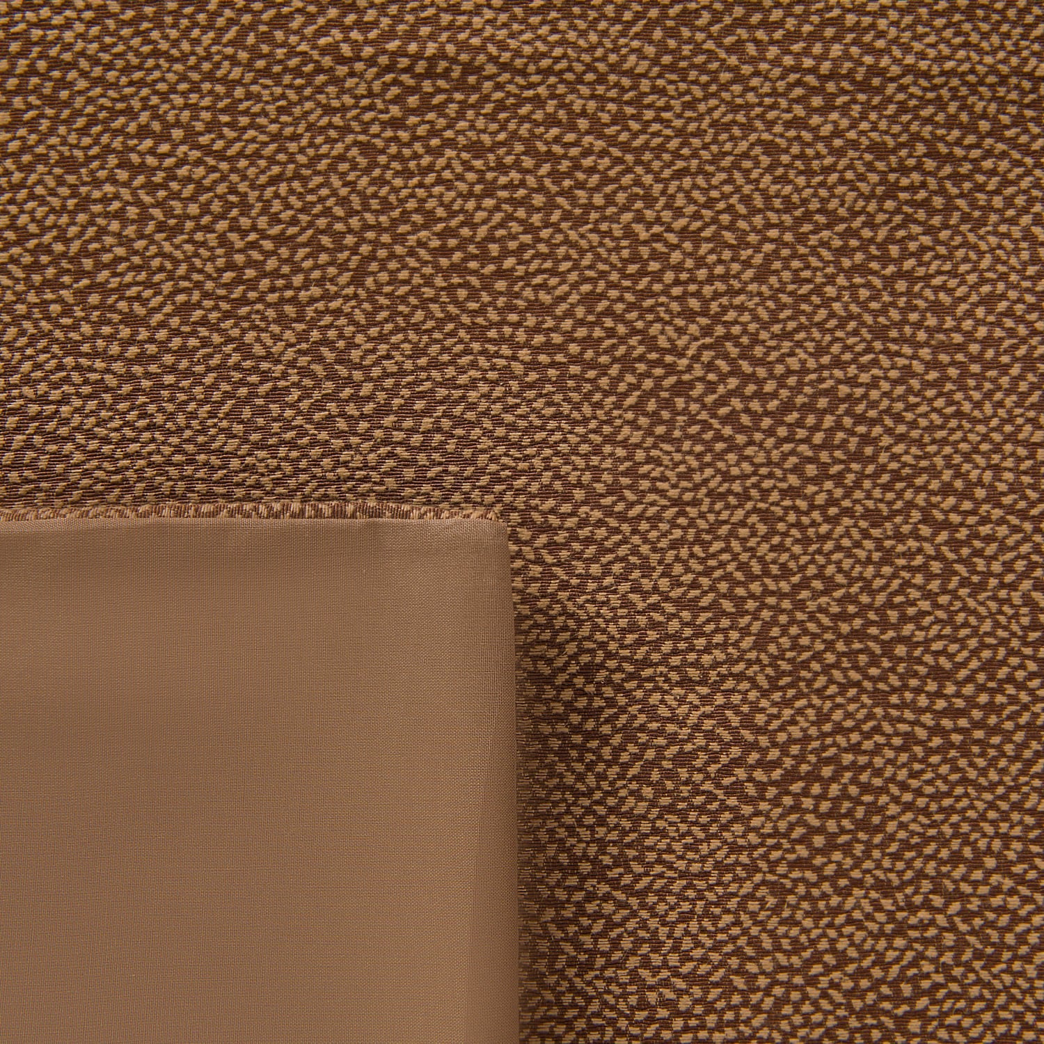 Completo copriletto con federe in cotone Jacquard Keppler Nocciola