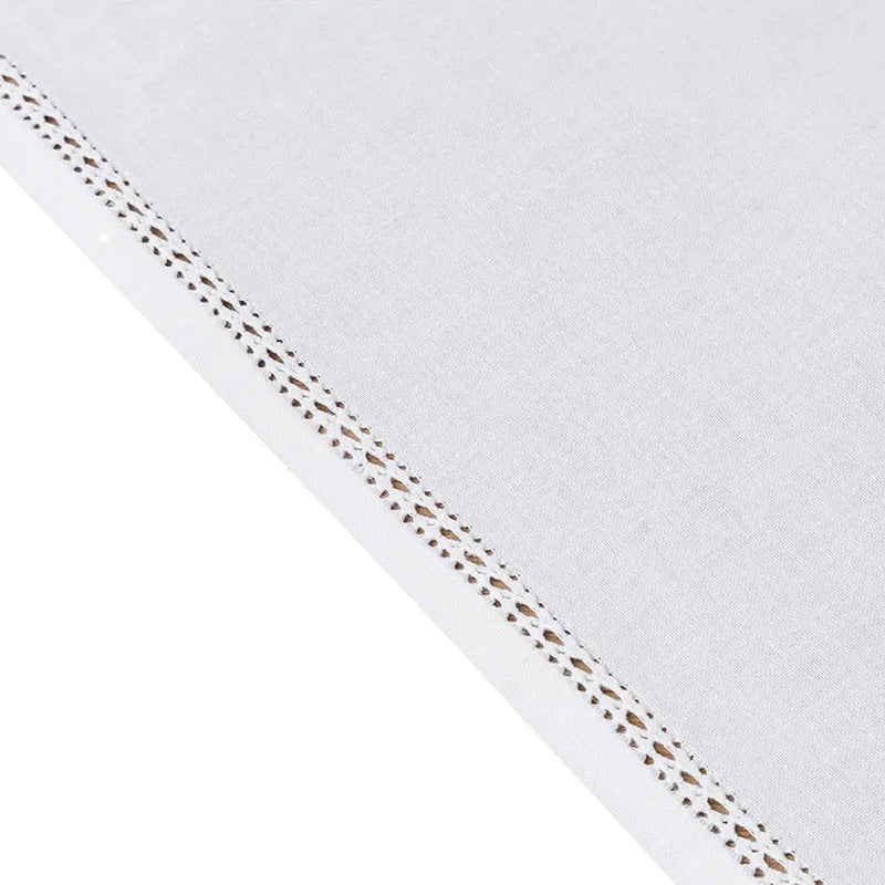 Zenoni & Colombi Coppia di Tende Ricamate a mano Doria Made in Italy Misto Lino Varie Dimensioni (58x150) Bianco Zenoni & Colombi Coppia di Tende Ricamate a mano Doria Made in Italy Misto Lino Varie Dimensioni (58x150) Bianco