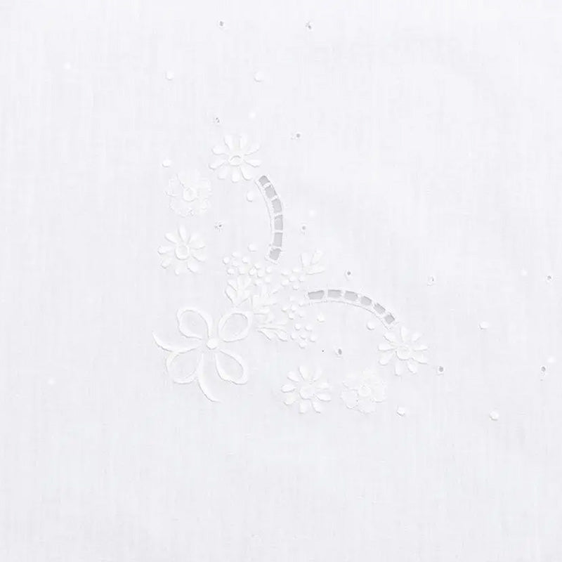 Tea tablecloth + 4 embroidered napkins 100% Cotton variant Cristina