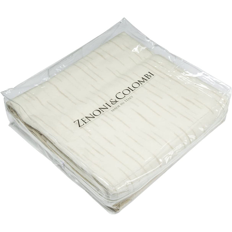 Blanket Pure Virgin Wool Merino Vivion certified Woolmark Beige