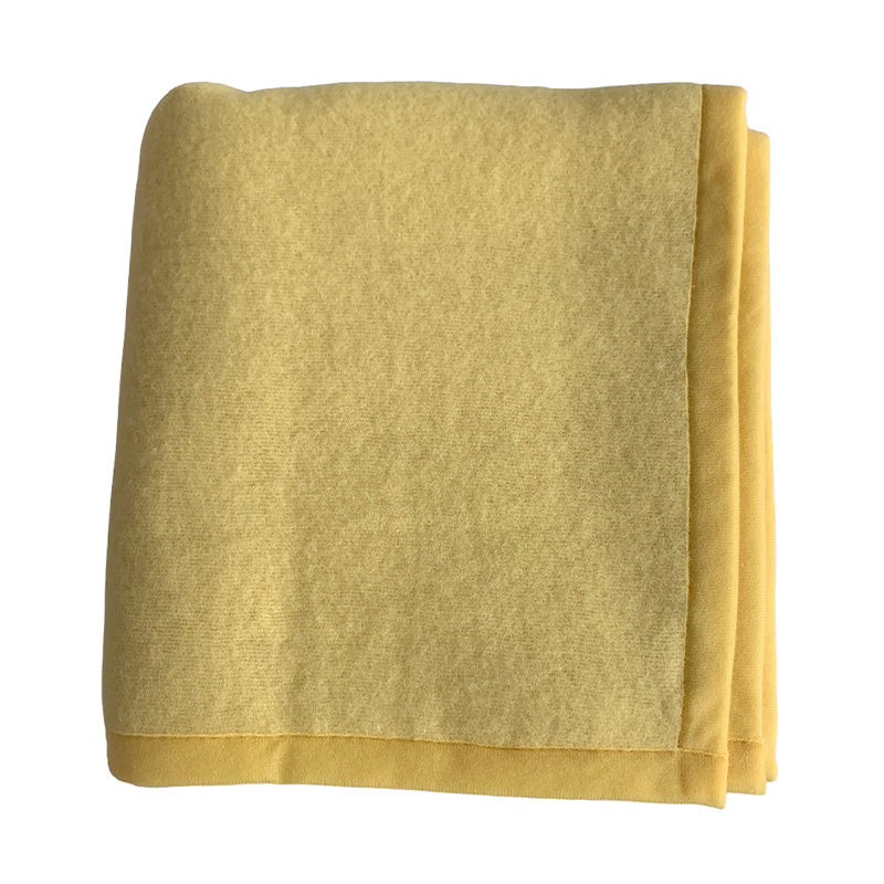 Baby blanket Fiaba in pure yellow wool