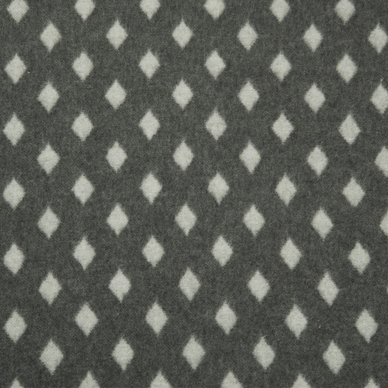 Decke aus grauer Reims-Wollmischung