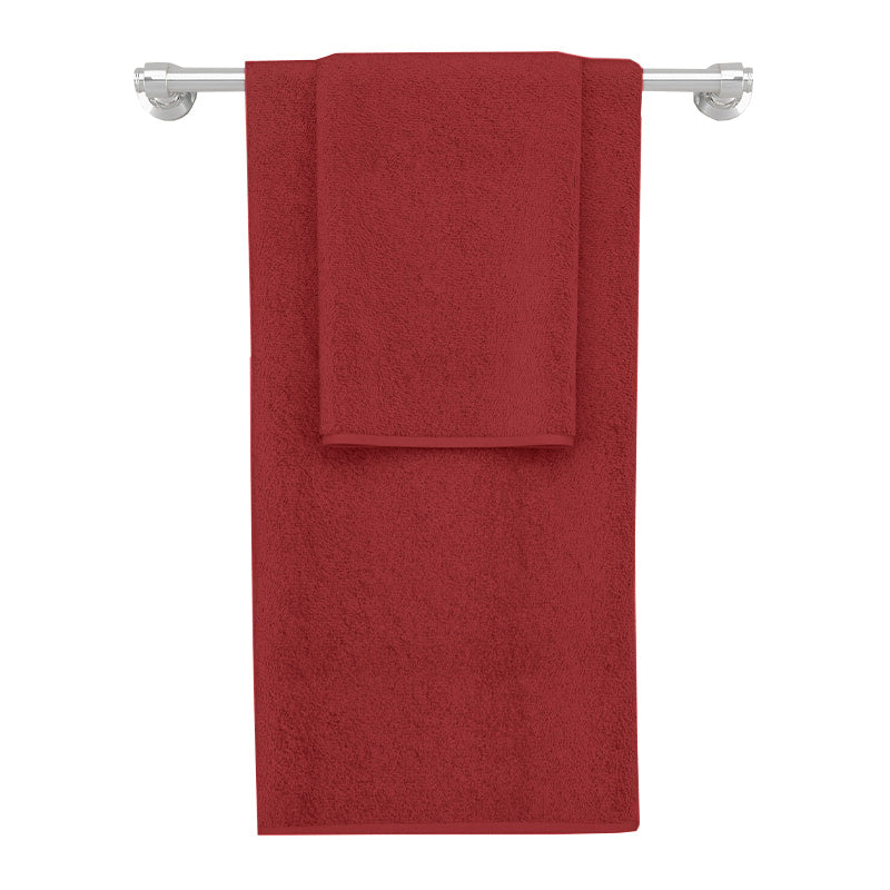 Guest Pair and Terry Towel 550 gr Bordeaux