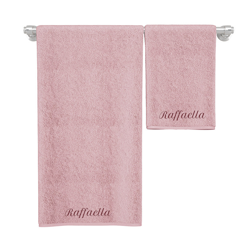 Asciugamani personalizzati con logo ricamato