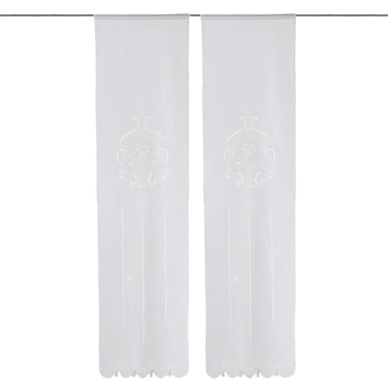 Pair of hand-embroidered curtains in linen blend Made in Italy, Marie Claire variant