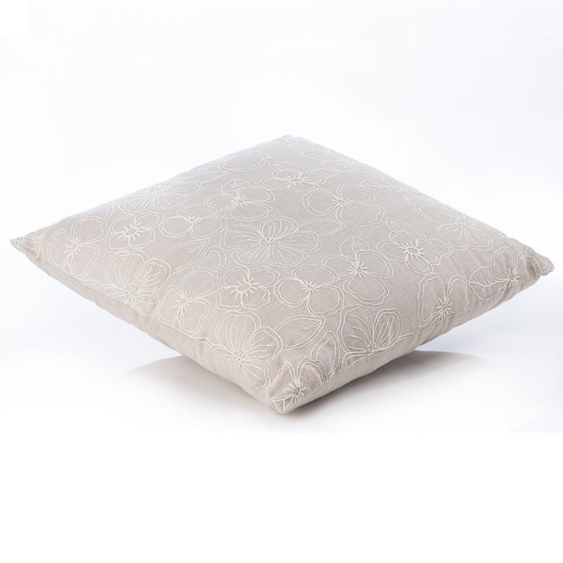 Pillowcase 100% Organic Linen Cannes Ecru 50x50 cm