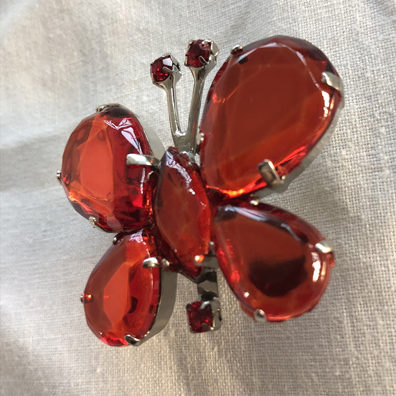 Amber Butterfly magnet curtain tiebacks