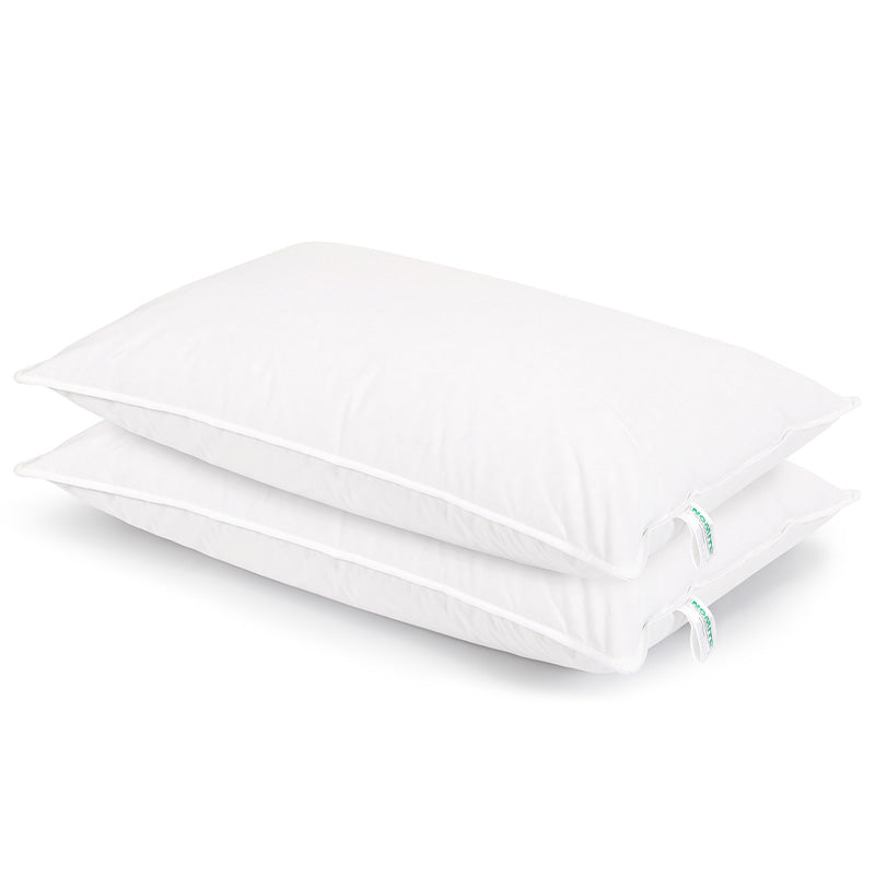 Tonal pillow in 90% goose down with 100% cotton lining, low and soft