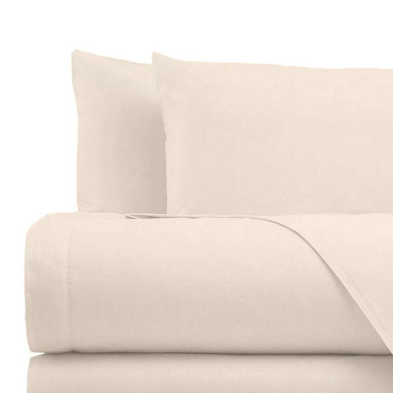 Sheets in 100% high quality beige cotton