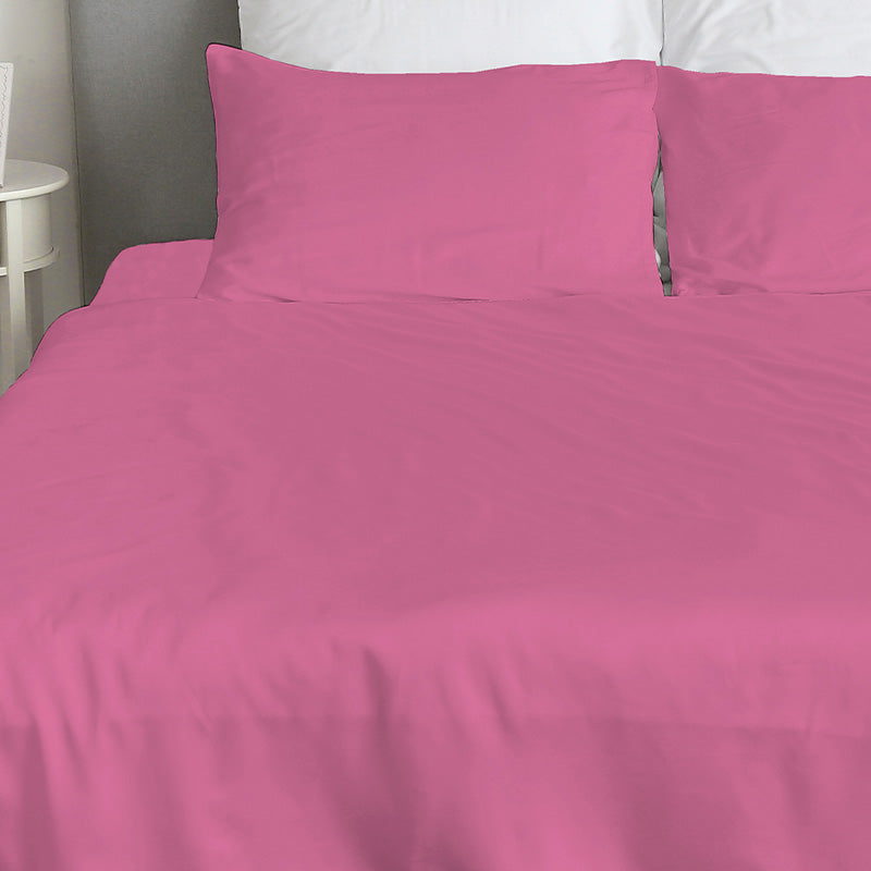 Sheets in 100% high quality Fuchsia cotton