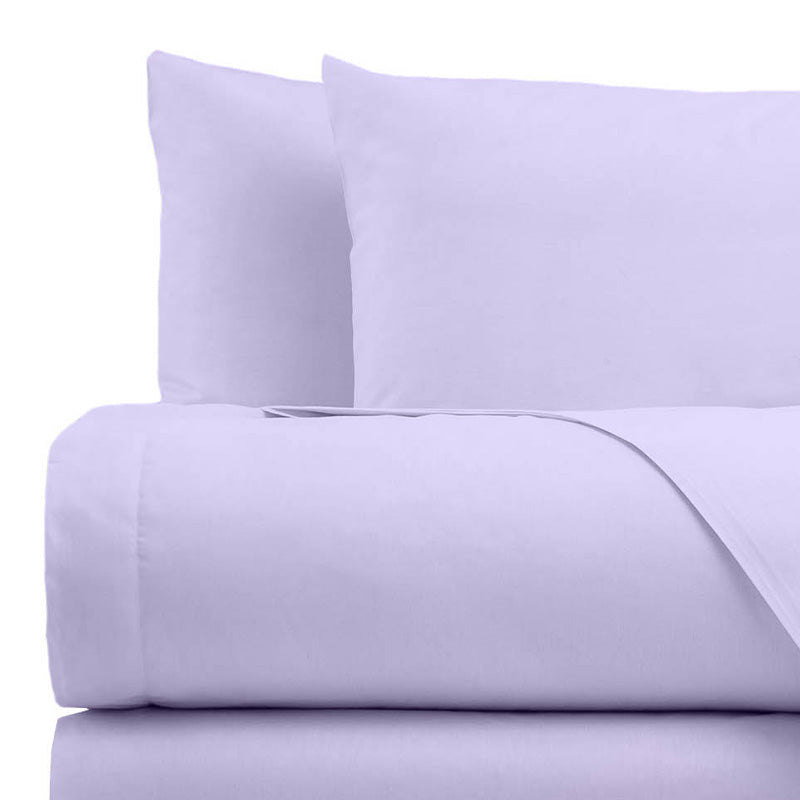 Sheets in 100% high quality lilac cotton
