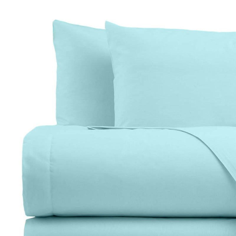 Sheets in 100% high quality cotton Turquoise
