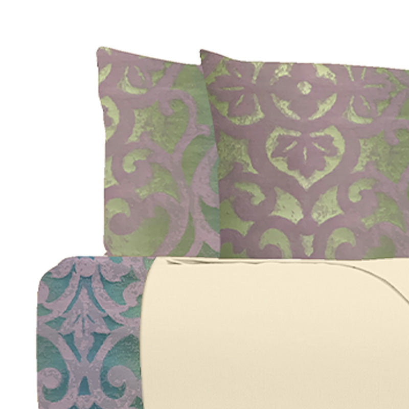 Double bed sheet set 100% cotton Prestige Lilac