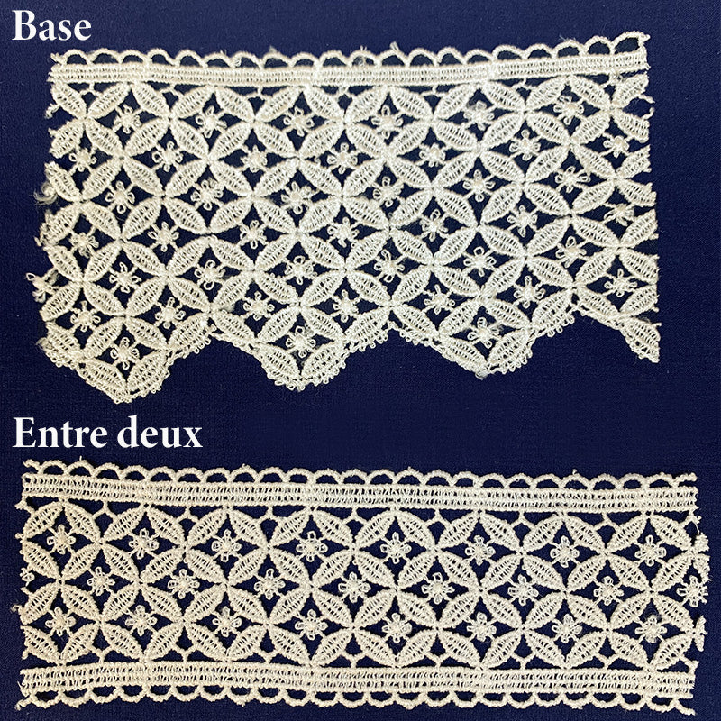 Macramé lace 1616 of 12 cm
