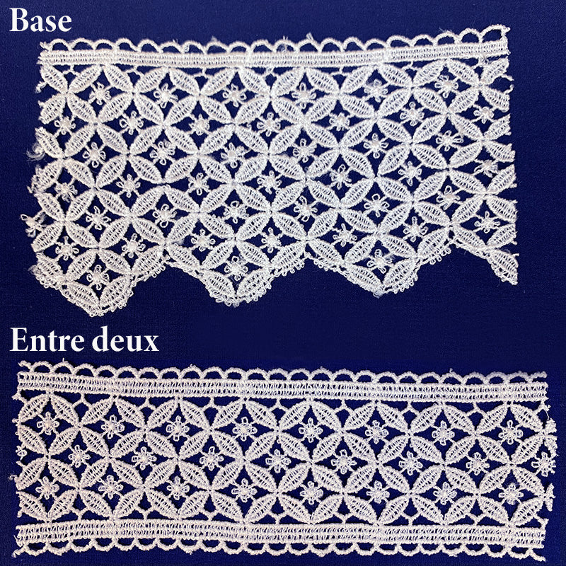 Macramé lace 1616 of 7 cm