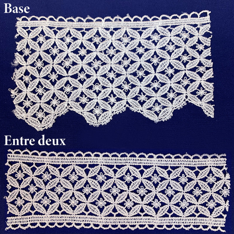 Macramé lace 1616 of 12 cm