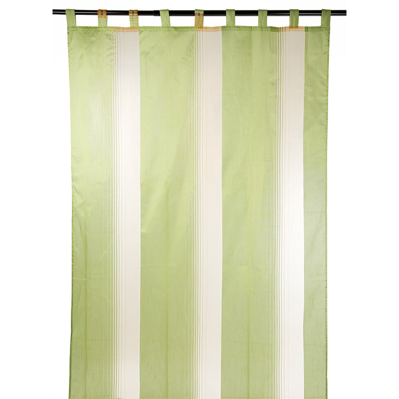 Caterina Green Organza Curtain 150x290cm