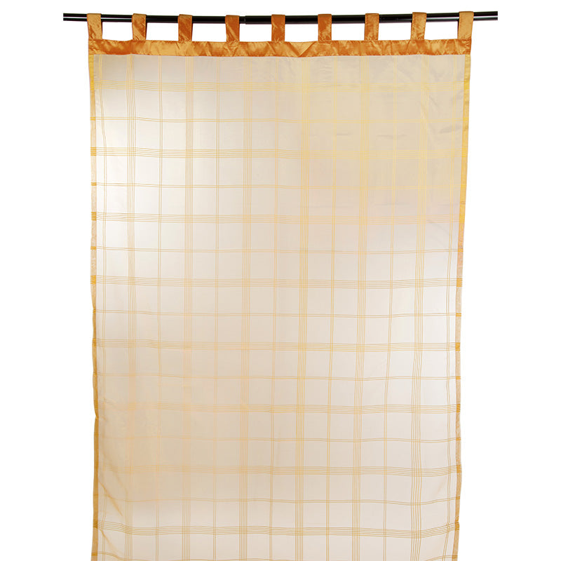 Organza curtain Sofia Yellow 150x290cm