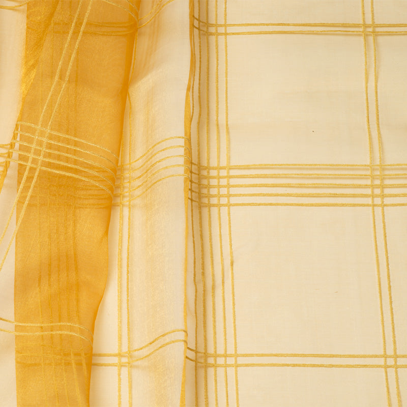 Organza curtain Sofia Yellow 150x290cm