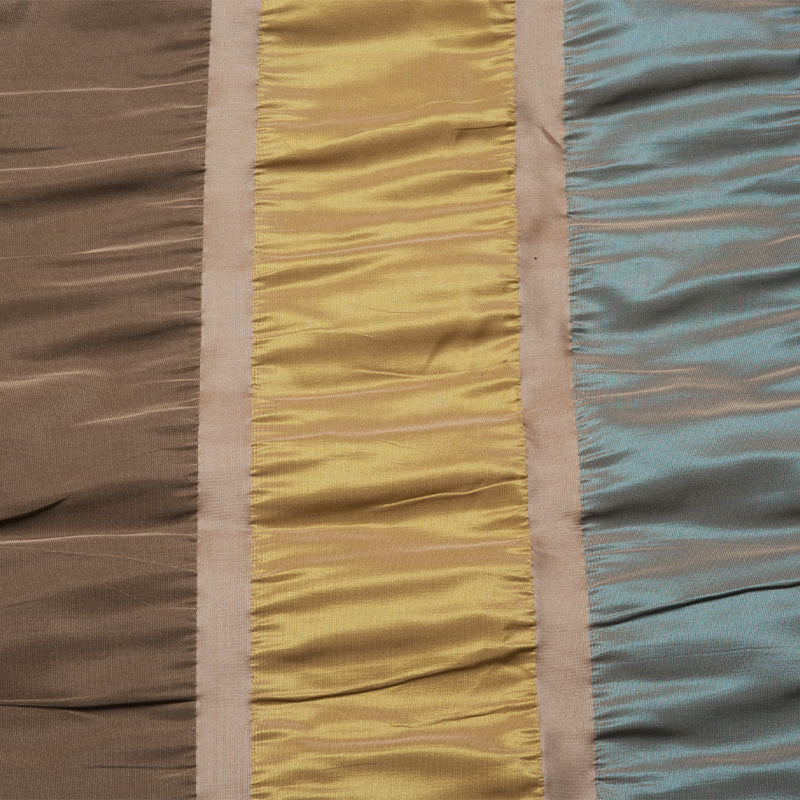 Grace Kelly Light Blue Embossed Taffeta Curtain 150x290 cm