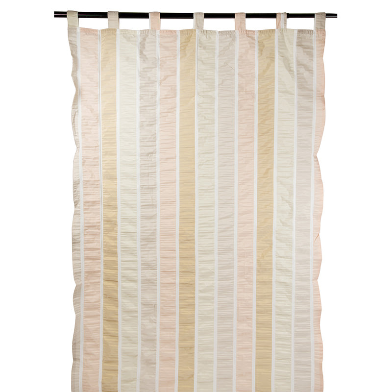 Grace Kelly Champagne embossed taffeta curtain 150x290 cm
