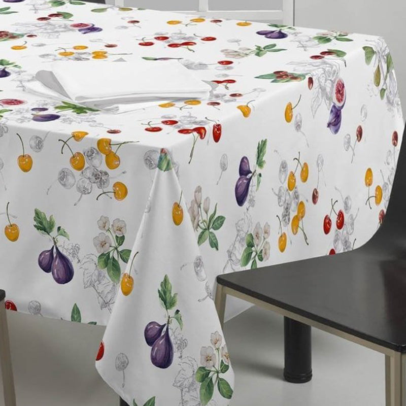 Tablecloth with fruit pattern 100% printed cotton