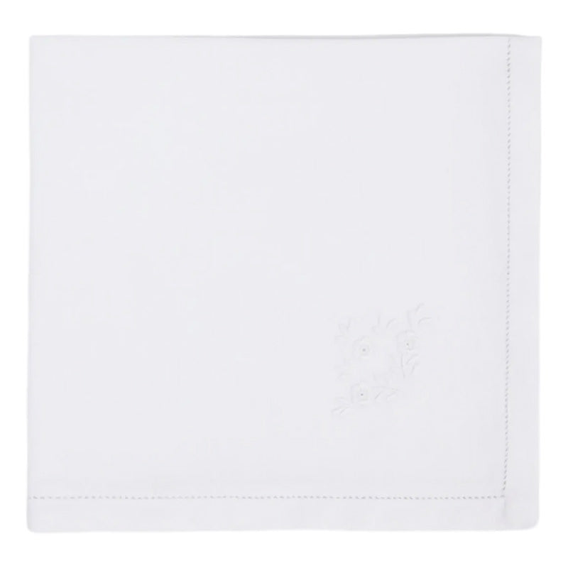 Tovaglioli bianchi in Cotone 40x40 cm Beatrice 2 pezzi