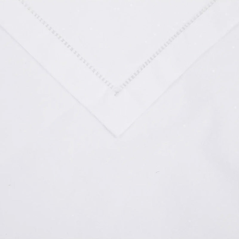 Serviettes en coton blanc 40x40 cm Duchesse 2 pièces
