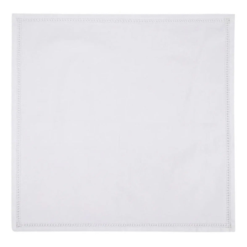 White Cotton Napkins 40x40 cm Flanders 2 pieces