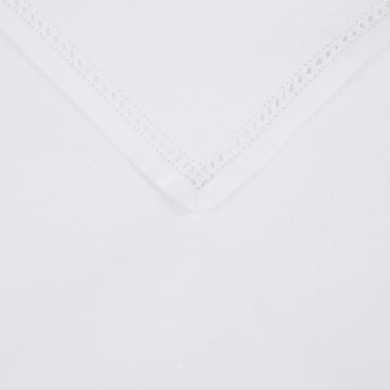 Tovaglioli bianchi in Cotone 40x40 cm Fiandra 2 pezzi