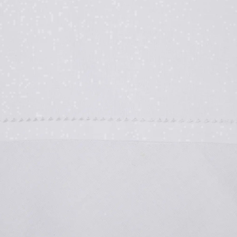 Weiße Baumwollservietten 40x40 cm Francesca 2 Stück
