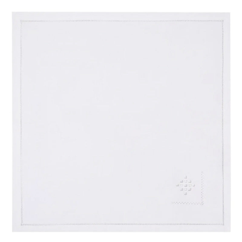 White Cotton Napkins 40x40 cm Queen 2 pieces