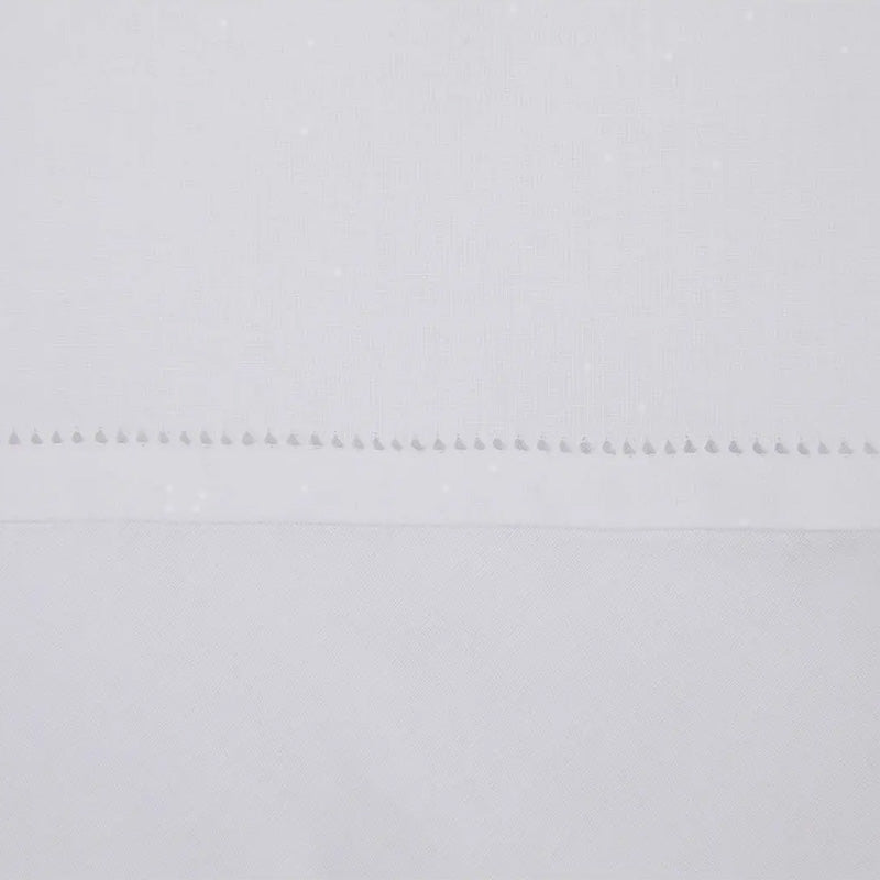 Serviettes en coton blanc 40x40 cm Vanessa 2 pièces
