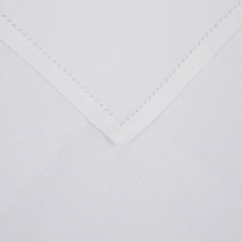 Serviettes mélangées en lin blanc 40x40cm Damiani 2 feuilles