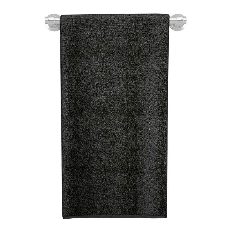 Terry shower towel 550 gr Black